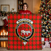MacDonald of Sleat Tartan Crest Quilt